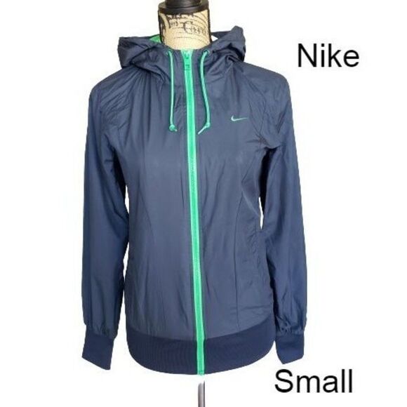 Nike Women's Lightweight Full Zip Hooded Jacket Small NWOT - Picture 1 of 7